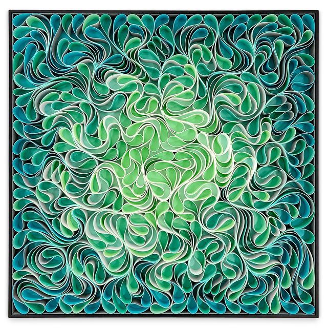 Stallman, ‘Wildflower I’, 2021, Painting, Sculpted canvas and acrylic, Laura Rathe Fine Art
