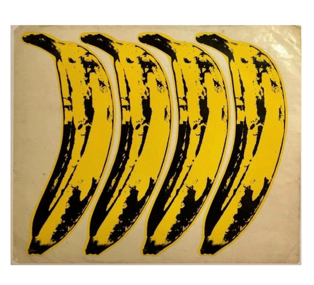 Andy Warhol, ‘SET OF 4- "The Velvet Underground Banana Stickers", Original Unpeeled Banana Stickers Designed by Warhol for the Debut Album "The Velvet Underground & Andy Warhol", Extremely RARE’, 1967, Ephemera or Merchandise, Coated Paper, Glue, Glassine Paper, VINCE fine arts/ephemera