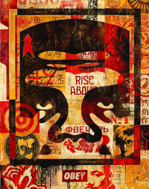 Shepard Fairey (OBEY), ‘Icon Collage (Top)’, 2016, Underdogs Gallery