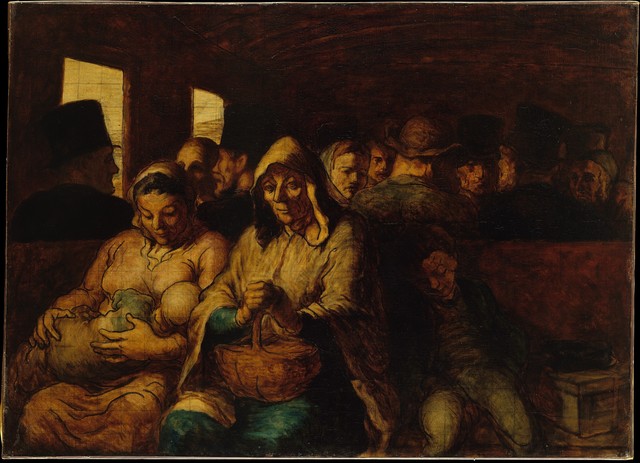 Honoré Daumier, ‘The Third-Class Carriage’, ca. 1862–64, The Metropolitan Museum of Art