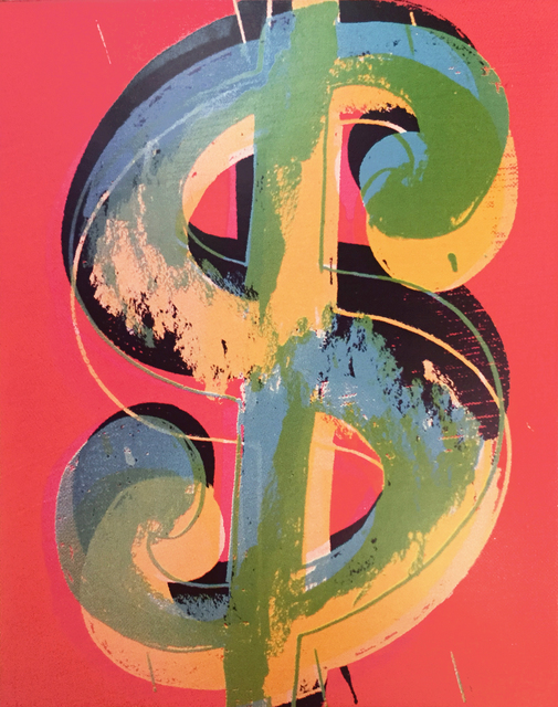 Andy Warhol, ‘Dollar sign’, 1982, Mixed Media, Mixed media on canvas, Mirat