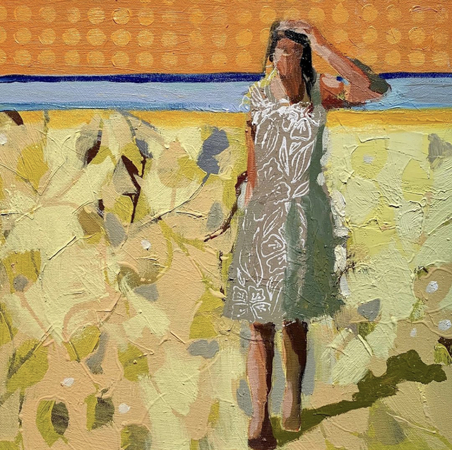 Linda Christensen, ‘Call’, 2020, Painting, Oil on canvas, Sue Greenwood Fine Art