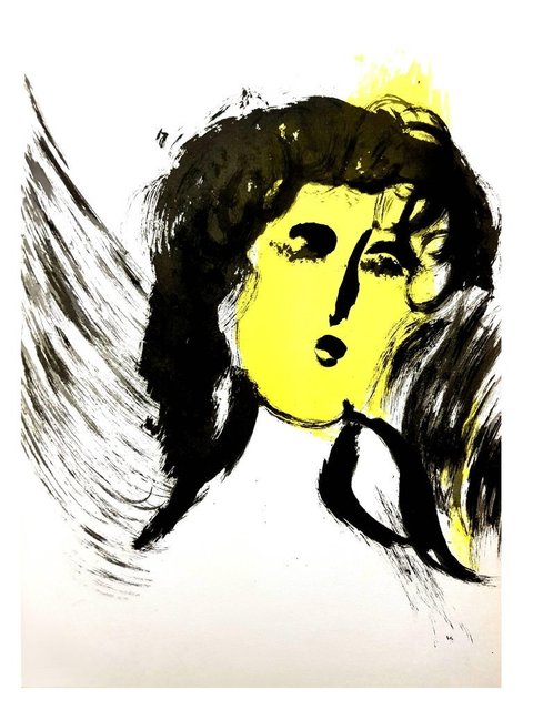 Marc Chagall, ‘Original Lithograph "Woman Angel" by Marc Chagall’, 1956, Galerie Philia