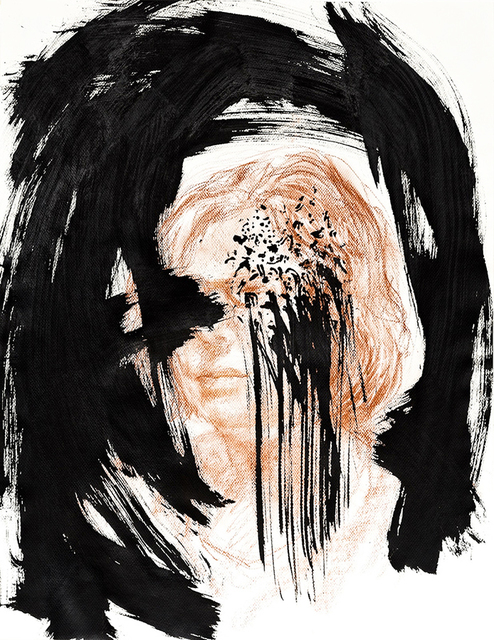 Deborah Lutz, ‘Tentative Sight’, 2016, Painting, Sanguine, ink on paper, The Painting Center