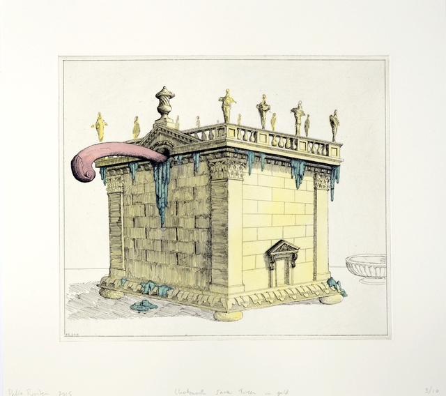 Pablo Bronstein, ‘Chatsworth Sauce Tureen in Gold’, 2015, Nottingham Contemporary