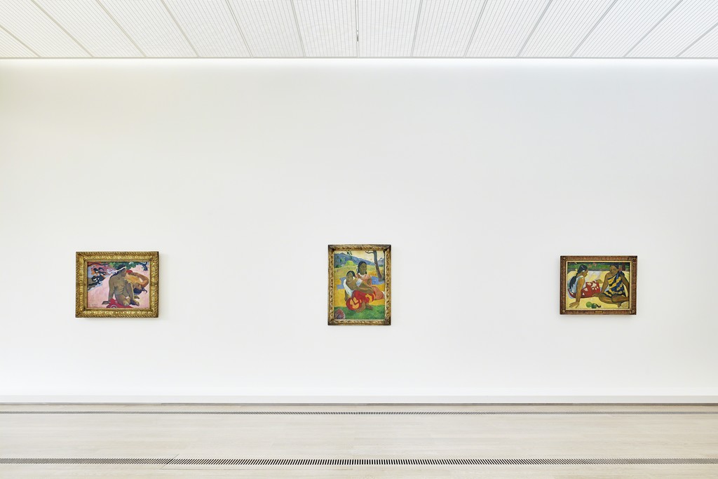 Installation view of the exhibition "Paul Gauguin", Fondation Beyeler, Riehen/Basel, 2015, Photograph by Mark Niedermann Installation view of the exhibition "Paul Gauguin", Fondation Beyeler, Riehen/Basel, 2015, Photograph by Mark Niedermann