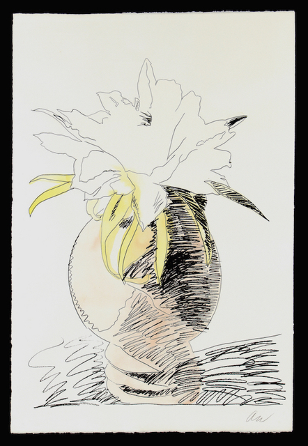 Andy Warhol, ‘Hand Colored Flowers III.114’, 1974, Print, Screenprint hand-colored with Dr. Martin’s aniline water color dyes on Arches paper and J.Green paper., Frank Fluegel Gallery