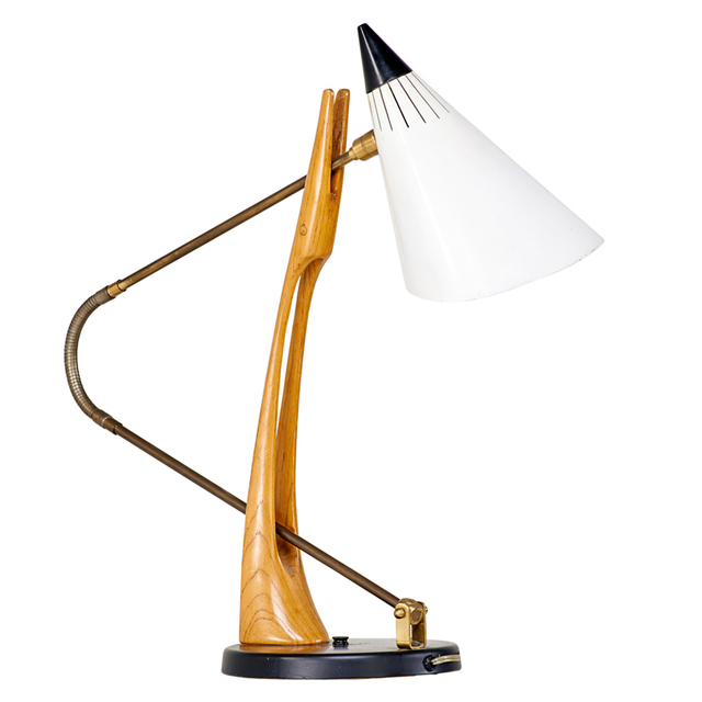 Gino Sarfatti, ‘Adjustable Desk Lamp, USA’, 1950s, Rago/Wright