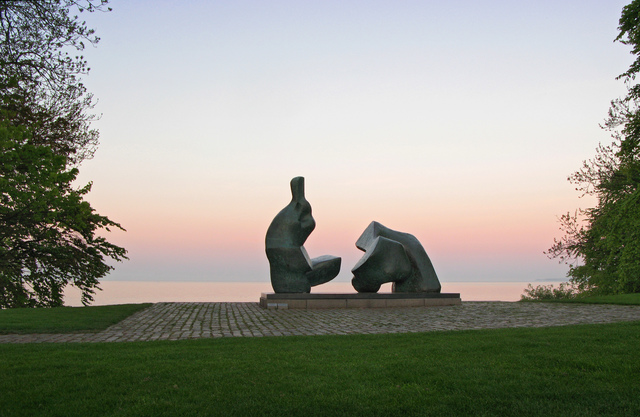 Henry Moore, ‘Two Piece Reclining Figure No. 5’, 1963-1964, Louisiana Museum of Modern Art
