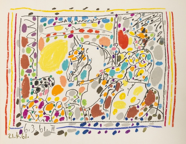 Pablo Picasso, ‘Jamie Sebartes. A los Toros Mit Picasso (Bloch 1014-47; Cramer 113)’, 1961, Forum Auctions