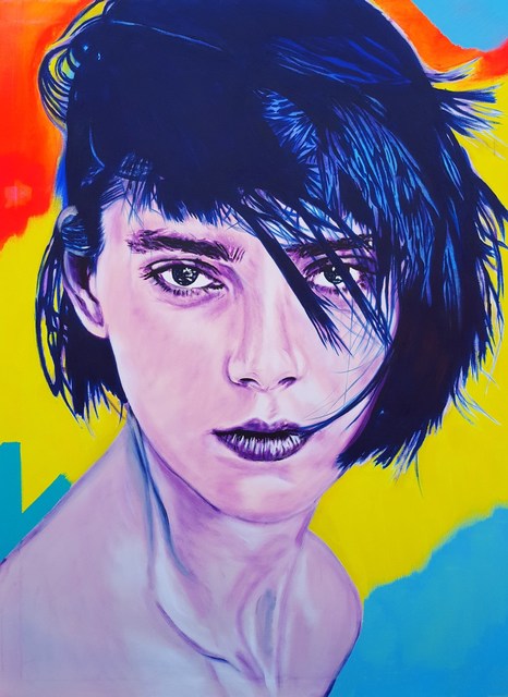 Jack Graves III, ‘Agnes Sokolowska Icon’, 2018, Painting, Acrylic Painting on Canvas, Graves International Art