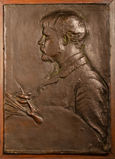 Augustus Saint-Gaudens, ‘Portrait of Jules Bastien Lepage’, ca. 1881, Sculpture, Bronze, Graham Shay 1857
