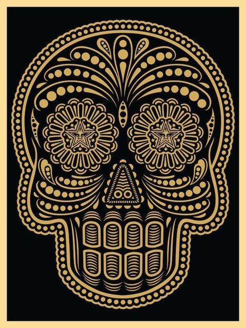 Shepard Fairey, ‘Los Muertos’, 2008, Samuel Owen Gallery