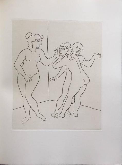 André Derain, ‘Female Nude Erotic Etching from Le Satyricon’, 20th Century, Lions Gallery