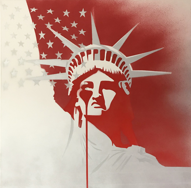Pure Evil, ‘Red Dawn-Amerika’, 2019, Corey Helford Gallery