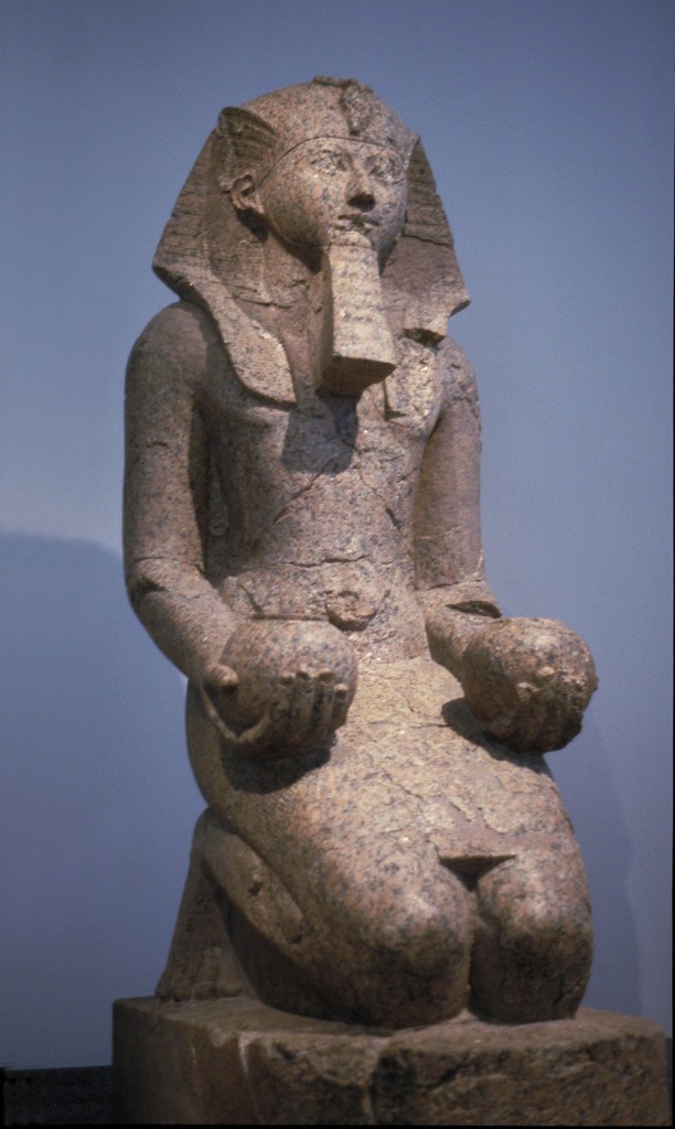 Large Kneeling Statue of Hatshepsut (ca. 14731458 B.C.) Artsy
