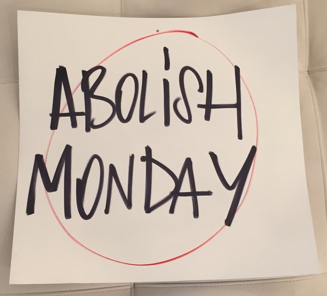 Blue and Joy, ‘Abolish Monday’, 2015, Galleria Ca' d'Oro