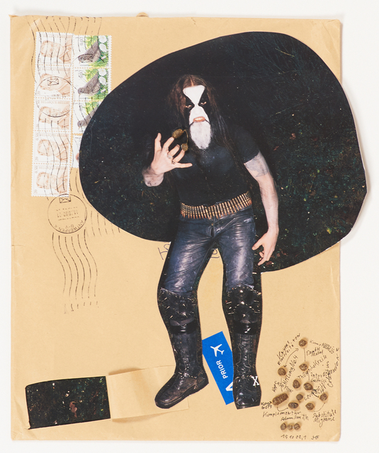 John Bock, ‘Untitled’, 2002, Mixed Media, Mixed media collage (framed), Rago/Wright