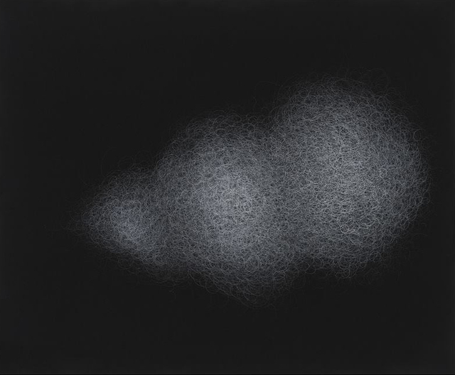 Sang-sun Bae, ‘Cloud 1’, 2014, Painting, Gesso on velvet, Gallery LEE & BAE