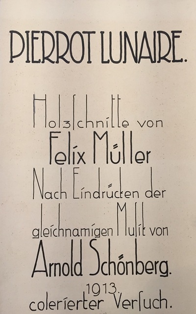 Conrad Felixmuller, ‘Lieder des Pierrot Lunaire ’, 20th Century, Wallector