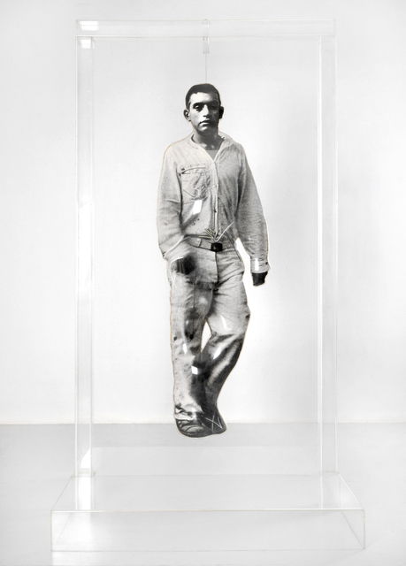 Dario Villalba, ‘Preso andando’, 1974-1991, Sculpture, Aluminium sheet, methacrylate, canvas and photographic emulsion., Luis Adelantado Valencia
