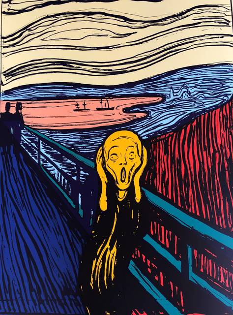 Andy Warhol, ‘The Scream Orange - Sunday B. Morning (After)’, ARTEDIO