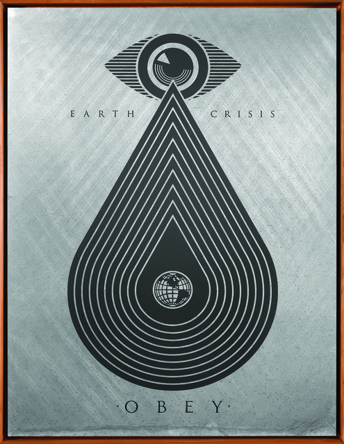 Shepard Fairey (OBEY), ‘Earth Crisis (Silver),’, 2016, Underdogs Gallery