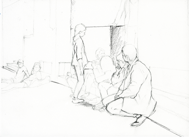 Philippe Parreno, ‘Tino Sehgal’s Annlee, drawn at Palais de Tokyo’, 2013, Palais de Tokyo