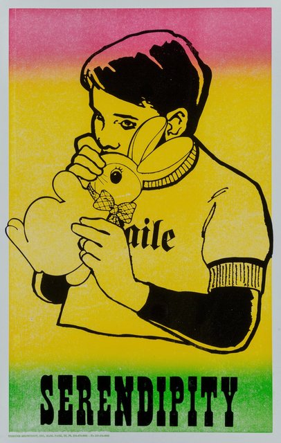 FAILE, ‘Serendipity’, 2001, Other, Letterpress in colors on card, Heritage Auctions