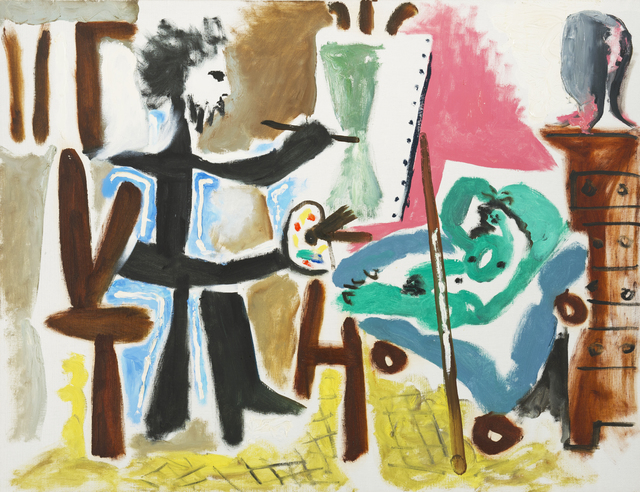 Pablo Picasso, ‘Le Peintre et son modele II’, 1963, Painting, ICA Miami