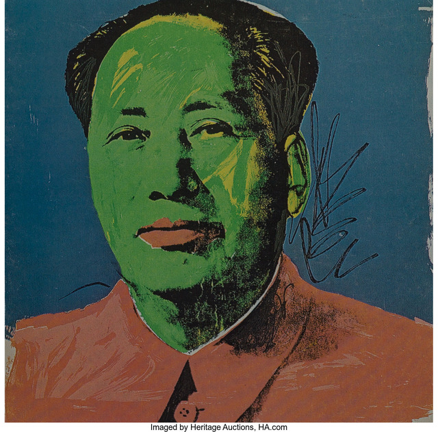 Andy Warhol, ‘Mao Tse-Tung Announcement Card’, 1972, Print, Offset lithograph in colors on paper, Heritage Auctions