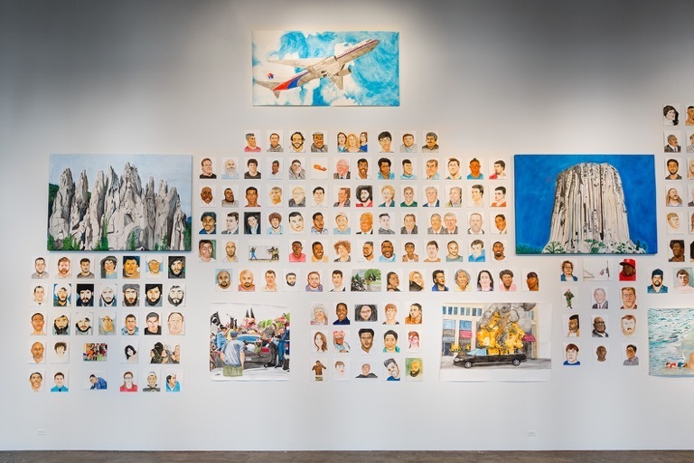 Rudy Shepherd Everything in the Universe is My Brother. Image courtesy of Smack Mellon. Photo by Etienne Frossard. Installation view. Rudy Shepherd Everything in the Universe is My Brother. Image courtesy of Smack Mellon. Photo by Etienne Frossard. Installation view.