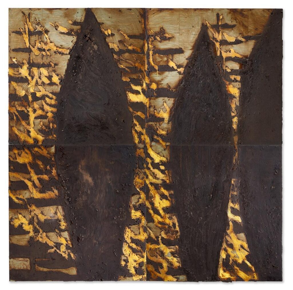 Donald Sultan - Forest Fire November 27, 1984