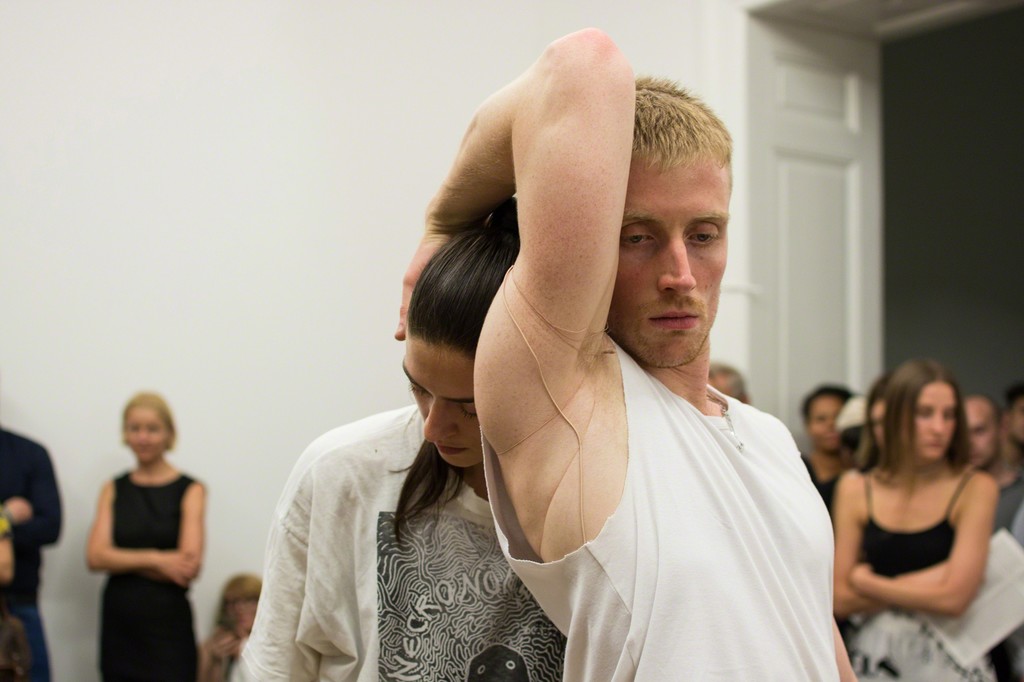 Anne Imhof, Angst, performed at Kunsthalle Basel, 2016. Photo: Dominik Asche Anne Imhof, Angst, performed at Kunsthalle Basel, 2016. Photo: Dominik Asche