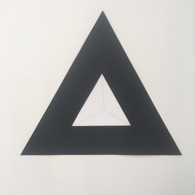 Jose-Ricardo Presman, ‘11, “THE FINITE AND THE INFINITE”’, 2018, Drawing, Collage or other Work on Paper, Paper and ink, Amos Eno Gallery