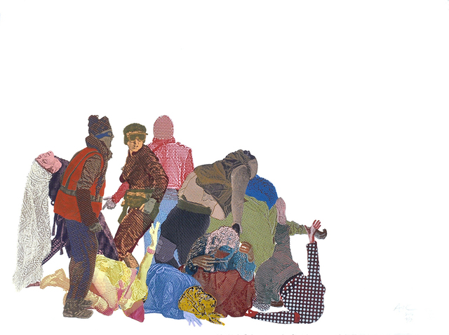 Aziz + Cucher, ‘In the Corner’, 2016, Print, 40-color silkscreen on Zerkall Litho paper, ClampArt