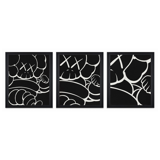 KAWS, ‘Running Chum I, II, III (Complete Set)’, 2000, Carmichael Gallery