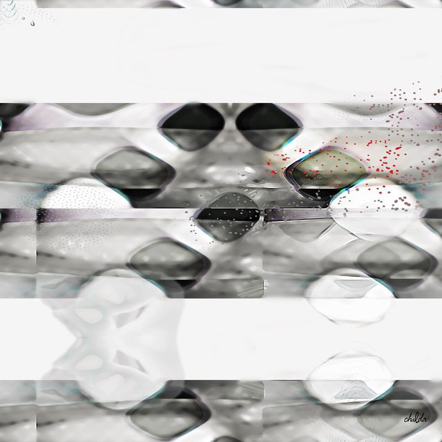 Chalda Maloff, ‘Drumbeat’, 2018, Drawing, Collage or other Work on Paper, Digital painting printed with archival pigment inks on gloss paper, face-mounted to museum grade acrylic sheet., bG Gallery