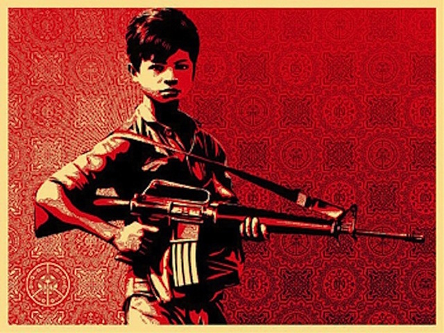 Shepard Fairey (OBEY), ‘Duality of Humanity #4’, 2009, Gregg Shienbaum Fine Art