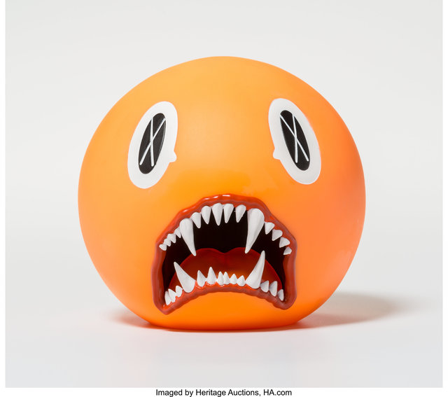 KAWS, ‘Cat Teeth Bank (Orange)’, 2007, Heritage Auctions