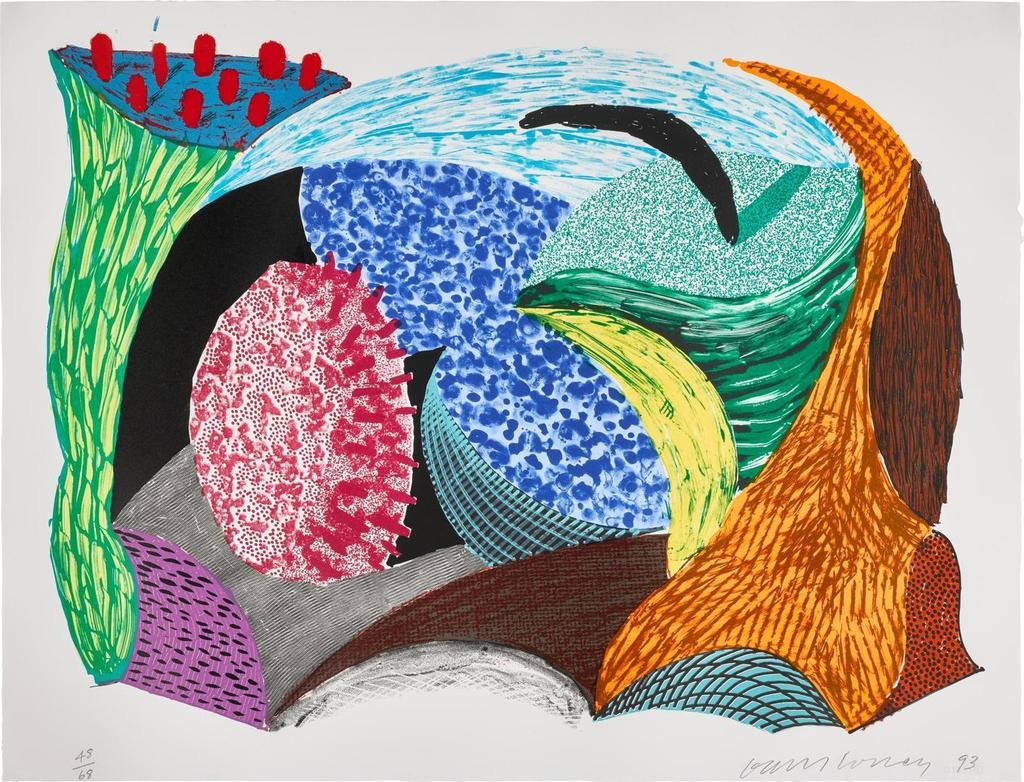 David Hockney - Blue Hang Cliff (MCA Tokyo 335)