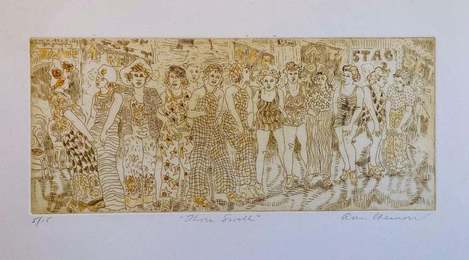 Ann Chernow, ‘Thou Swell’, 1994, Print, Etching, Watercolor, Lions Gallery