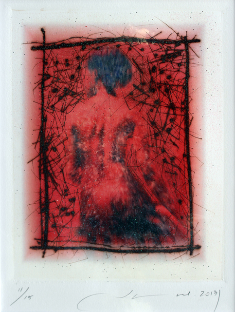 Jamal Abdul Rahim, ‘Lady in Red’, 2017, Print, Etching on Paper, Orient Gallery