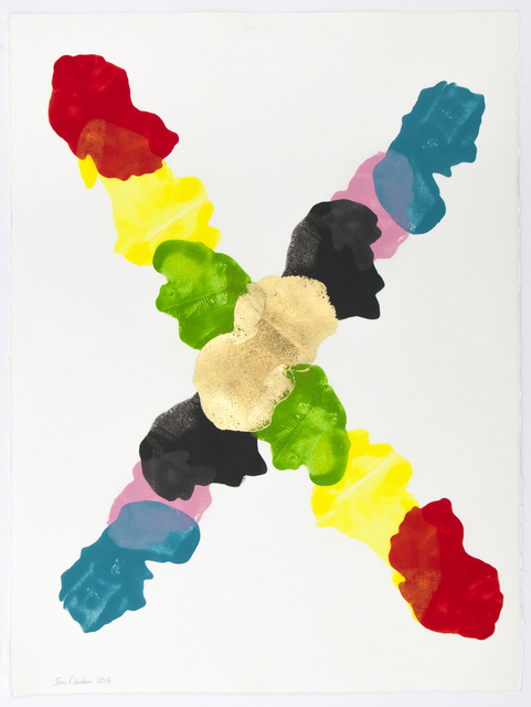 Jack Davidson, ‘Untitled’, 2016, Print, Monotype with metal leaf, Manneken Press