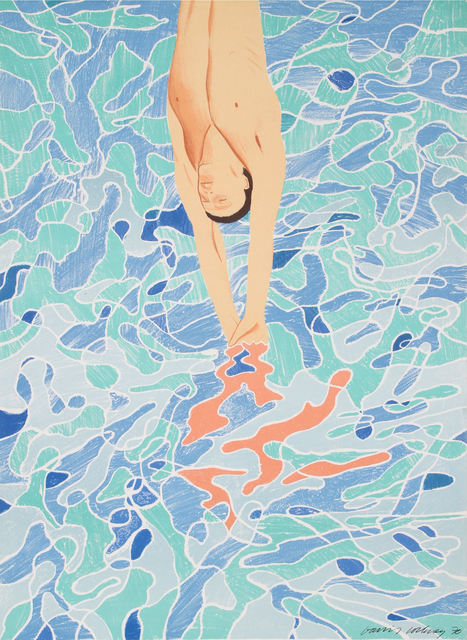 David Hockney, ‘ Olympische Spiele Muenchen 1972 (Diver)’, 1972, RoGallery