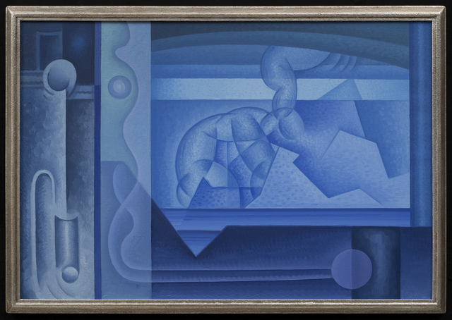 Raymond Jonson, ‘Abstraction in Blue’, 1930, Aaron Payne Fine Art