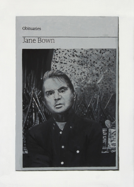 Hugh Mendes, ‘Obituary: Jane Bown (Bacon)’, 2015, Charlie Smith London