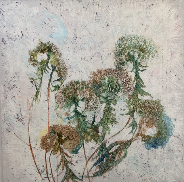 George Mead Moore, ‘Nine Flowers’, 2020, Painting, Oleo/tela, Galería Quetzalli