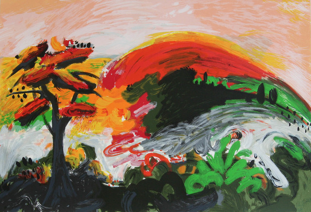 Yehouda Chaki, ‘Tree with Red Leaves’, 1993, Galerie de Bellefeuille