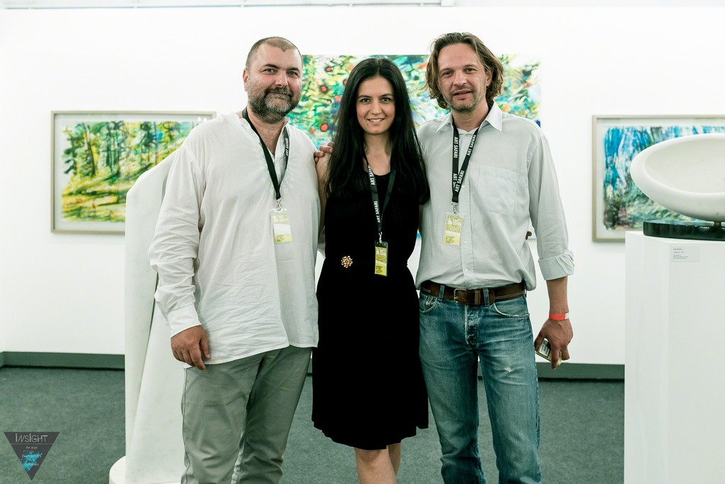 Artfooly Gallery booth at International Contemporary Art Fair Art Safari Bucharest, 2015. Painter Claudiu Presecan, curator Anca Negescu, sculptor Dan Istrate. Artfooly Gallery booth at International Contemporary Art Fair Art Safari Bucharest, 2015. Painter Claudiu Presecan, curator Anca Negescu, sculptor Dan Istrate.